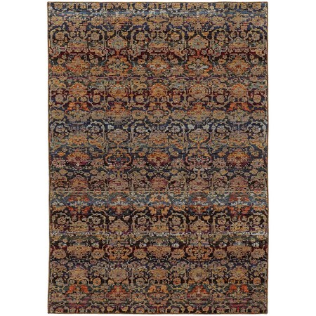Oriental Weavers Area Rugs, Andorra 6836C 5X8 Rectangle - Multi/ Blue-Nylon/Polyp A6836C160230ST